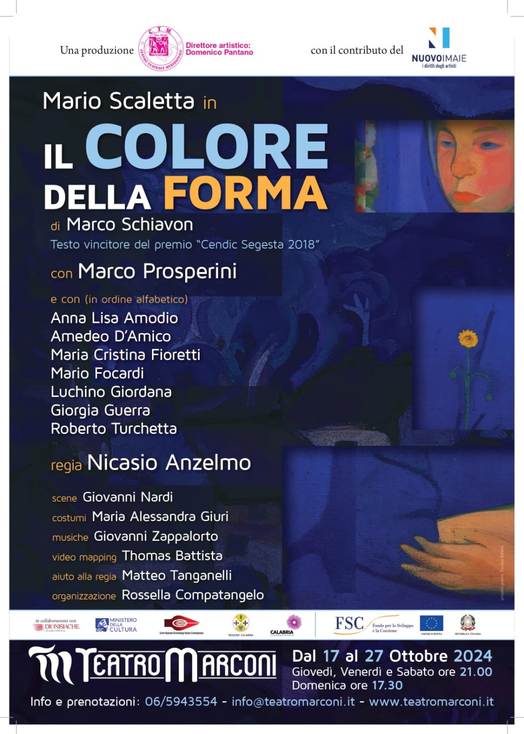 Il colore della Forma in scena al Teatro&nbsp;Marconi